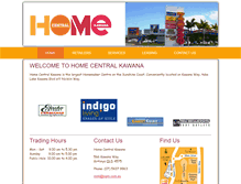 Tablet Screenshot of homecentralkawana.com.au